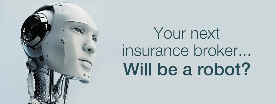 Robot illustration representing the rise of robo-advisors in insurance