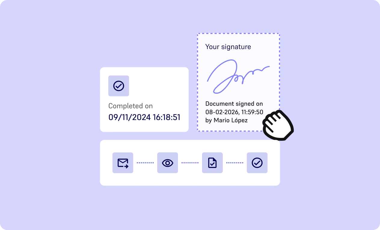 Electronic signature completed with audit trail.