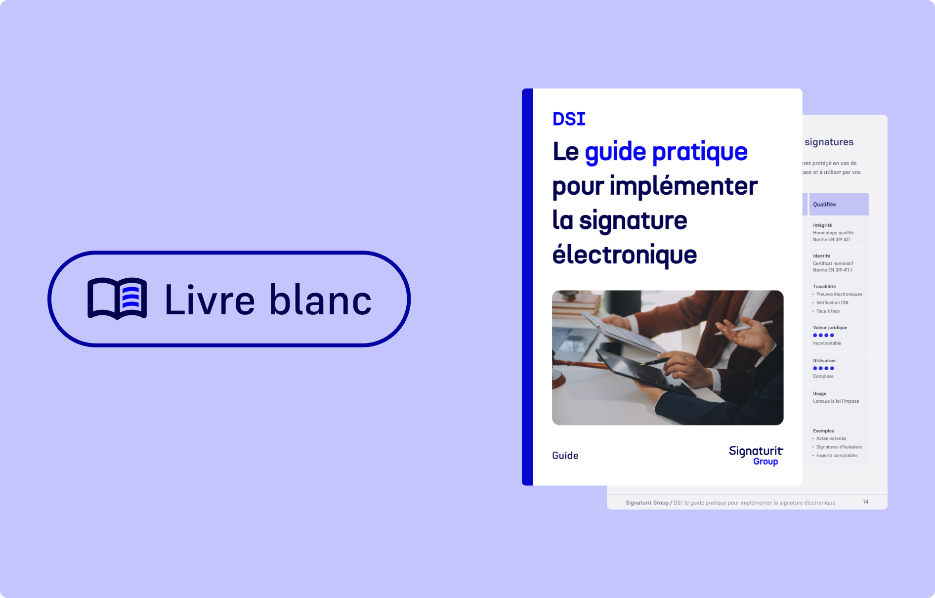 Implémentation e-signature simplifiée